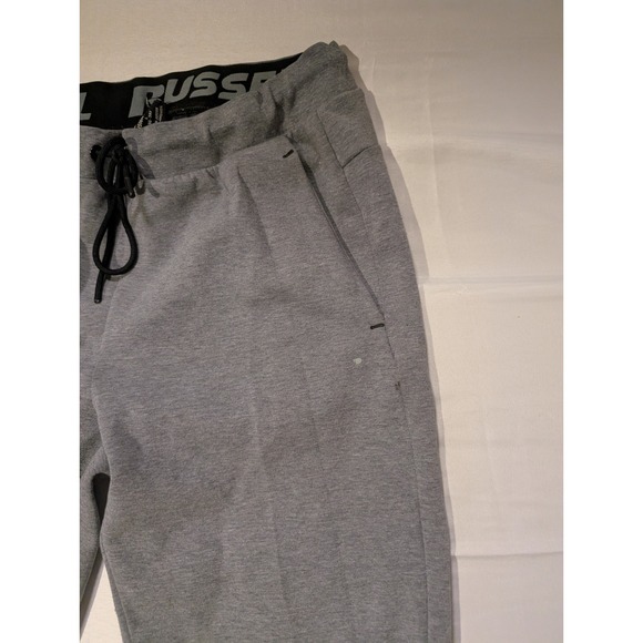 Russell Athletic Men's Large Fusion Knit Jogger Sweatpants Gray Active Athletic - Picture 3 of 8